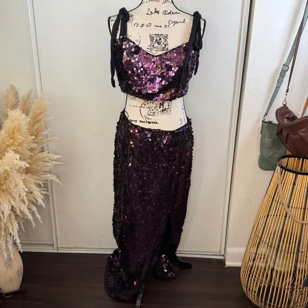 NWT! Free People Star Bright Set in Lilac size 12 - Picture 2 of 15